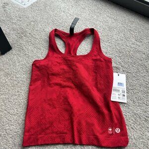 NWT lululemon team canada swiftly tank top
